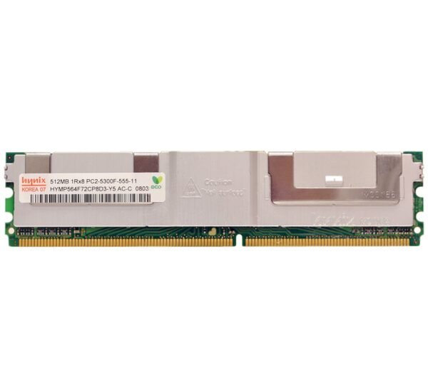 HYMP564F72CP8D3-1778x1595 Used Hynix 512MB DDR2 667 PC2 5300F ECC Fully Buffered Server Memory