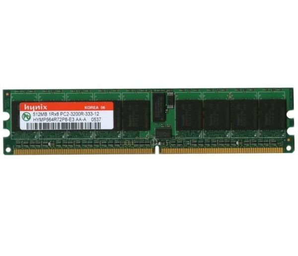 HYMP564R72P8-E3-809x694 Used Hynix 512MB DDR2 400 PC2 3200R ECC Registered Server Memory