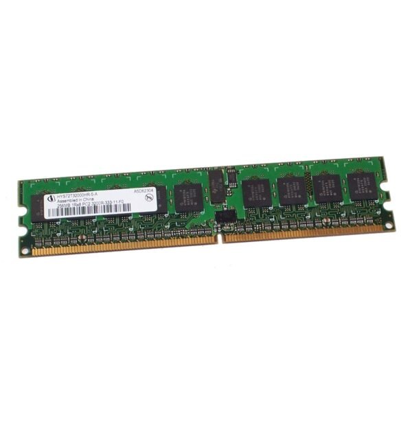 HYS72T32000HR-5-A-1486x1554 Used Infineon 256MB HYS72T32000HR 5 A BTL PC2 3200 CL3 ECC Registered DDR2 400 240 Pin RDIMM