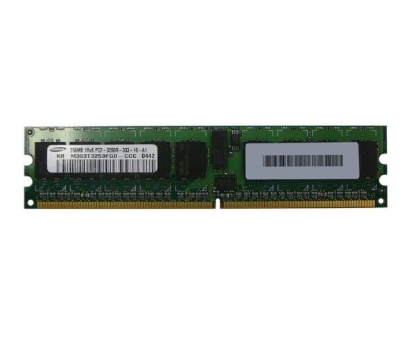M393T3253FG0-CCC-800x681 Used Samsung 256MB DDR2 ECC REG 400MHz PC2 3200 1Rx8 RAM Memory