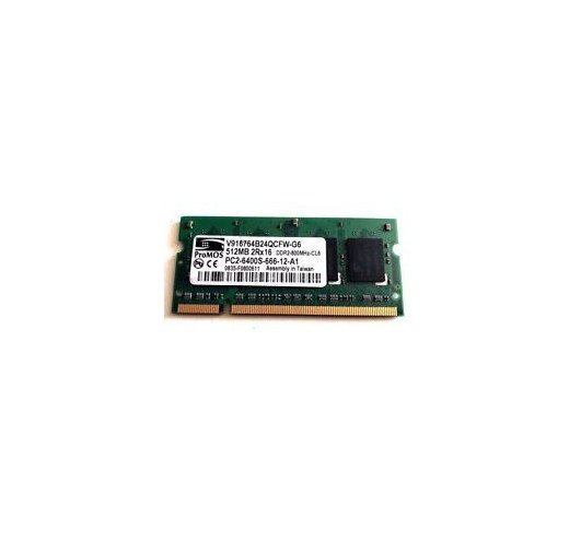 V916764B24QCFW-G6-531x506 Used Promos 512MB DDR2 2Rx16 PC2 6400S Laptop Memory