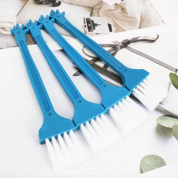 Mini 5-Finger Keyboard and Device Cleaning Brush