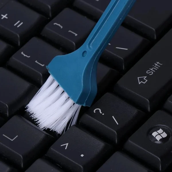 Mini 5-Finger Keyboard and Device Cleaning Brush